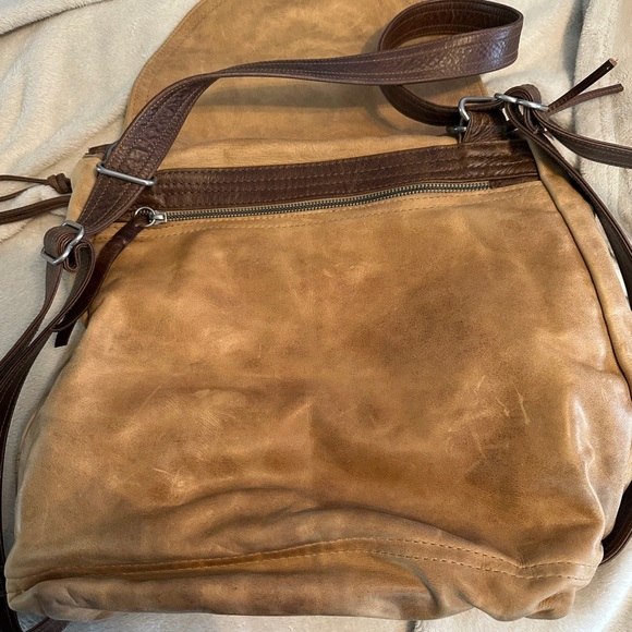 Rough and Tumble 1904 Large August Reed Leather Crossbody Bag Burnham Minimalist - Picture 5 of 7